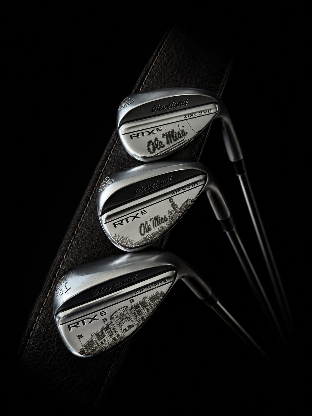 Cleveland RTX wedge set — Ole Miss custom engraving